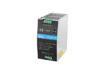Economical rail power supply with 350W efficiency of 88% has four kinds of output protection