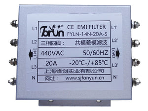 FYLN-14N-10/20A-S/U 3-Phase 4-Wire AC Filter for Test Labs & Data Centers | Clean Power for Sensitive Equipment in Unbalanced Systems